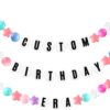 103 PCS DIY Jumbo Friendship Bracelet Banner Kit – Customizable Party Decor for Birthdays, Weddings & Showers (Macaron Colors) - Image 2