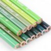 12 Green Oil-Based Colored Pencils – Pre-Sharpened Set for Drawing & Coloring - Image 3