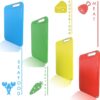 4-Piece Plastic Cutting Board Set with Storage Stand – BPA-Free, Dishwasher Safe, Color-Coded for Food Safety - Image 5