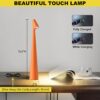 Cordless Table Lamps Set of 2, 3-Level Brightness, Rechargeable for Indoor & Outdoor (Orange) - Image 3