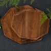 Set of 2 Acacia Wood Charcuterie Boards – Round & Square Serving Trays for Cheese, Fruit & Party Essentials - Image 3