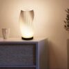Modern Bedroom Table Lamp – Wooden Base, 3 Light Modes, 3D Printed Shade (Curve) - Image 2