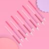 10 Pink Glitter Tall Cake Candles – Party, Birthday, Baby Shower Decor - Image 2