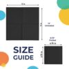 50 PCS Black Paper Dinner Napkins – 2-Ply Disposable Napkins for Parties, Lunch & Everyday Use - Image 5