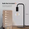 Industrial Table Lamp for Bedroom & Living Room – E26 Base, Wire Switch (Bulb Not Included) - Image 4