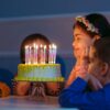 2.7" Rainbow Number 6 Candle with 12 Spiral Candles – Birthday Cake Topper - Image 4