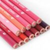 12 Red Oil-Based Colored Pencils – Pre-Sharpened Set for Drawing & Coloring - Image 2