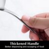 10" Heavy-Duty 18/10 Stainless Steel Hostess Serving Utensil Set – Spoons, Fork, Tongs & Server - Image 6