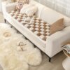 Washable Dog Couch Cover – Non-Slip, Soft Sofa Protector for 3-Cushion Couch (27.6 x 70.9", Dark Brown) - Image 2