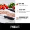 3-Piece Reversible Cutting Board Set – BPA-Free, Juice Grooves, Slip-Resistant Handles, Dishwasher Safe (Black) - Image 6
