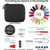 Basic Sewing Kit with Needle & Thread, Supplies & Accessories for Adults, Kids, Beginners, Home, Travel, Emergency (Includes Scissors, Tape Measure, Needle Threader & More) - Image 4