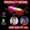 120 PCS Glow-in-the-Dark Party Glasses – LED Light-Up Neon Glasses for Raves, Birthdays, Weddings & More - Image 5