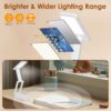 Battery-Operated Desk Lamp, 3600mAh Rechargeable, 3 Color Temps, Foldable & Portable - Image 4