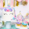 2.7" Rainbow Number 6 Candle with 12 Spiral Candles – Birthday Cake Topper - Image 3
