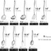 9-Piece 304 Stainless Steel Kitchen Utensil Set – Serving, Cooking Spoons, Fork, Spatula, Ladle & More - Image 3