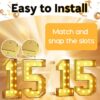 4FT Light-Up Number 15 Marquee – Gold Foam Board DIY Kit for Birthday, Graduation & Anniversary Parties - Image 6