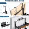 6-Tier Over the Door Pantry Organizer – Adjustable Wooden Basket with Heavy-Duty Metal Spice Rack - Image 7