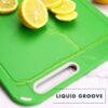4-Piece Plastic Cutting Board Set with Storage Stand – BPA-Free, Dishwasher Safe, Color-Coded for Food Safety - Image 2