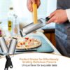 Handheld Cheese & Citrus Zester Grater – Stainless Steel Kitchen Tool for Salad, Baking & More - Image 7