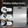 3-Piece Titanium Cutting Board Set – 100% Pure, Double-Sided Food-Grade Boards for Meat & Veggies - Image 7