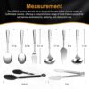 17-Piece Stainless Steel Serving Utensils Set – Spoons, Forks, Tongs, Cake Server & More for Buffet & Catering - Image 2