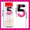 5th Pink & Black Birthday Candle – Minnie Mouse Cake Topper for Girls - Image 6