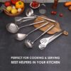 12-Piece 304 Stainless Steel Kitchen Utensil Set – All-Metal Cooking & Serving Tools - Image 7
