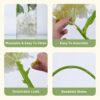 21" White Artificial Hydrangeas – 3 Real Touch Stems for Home, Wedding & Decor - Image 6