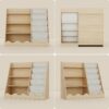 "Kids Bookshelf & Toy Storage Cabinet – 4-Tier Wooden Bookcase for Nursery & Playroom" - Image 8