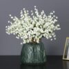 12 Pcs Artificial Lily of the Valley Flowers – Faux White Bell Flowers for Wedding, Home & Garden Decor - Image 4