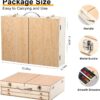 Wooden Art Set with Easel – Deluxe Kids Craft Kit with Pencils, Pastels & Watercolors - Image 2