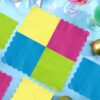 120 PCS Neon Cocktail Napkins – 5x5" Bright Scalloped Rainbow Napkins for Birthdays & Neon Parties - Image 4