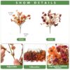 12 Bundles Artificial Fall Daisy Flowers – UV Resistant Faux Silk Plants for Outdoor Porch, Patio & Yard Decor - Image 6