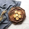 Set of 2 Acacia Wood Charcuterie Boards – Round & Square Serving Trays for Cheese, Fruit & Party Essentials - Image 5