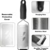 Handheld Cheese & Citrus Zester Grater – Stainless Steel Kitchen Tool for Salad, Baking & More - Image 3