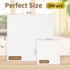 200 PCS White Cocktail Napkins – 2-Ply 4.5" Disposable Beverage Napkins for Parties, Weddings & Daily Use - Image 5