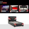 Orion Twin Gaming Bed – Black Faux Leather with Padded Headboard - Image 2