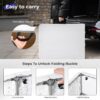 "6ft Heavy-Duty Folding Table, Portable Plastic Fold-in-Half Utility Table – Indoor/Outdoor, White" - Image 2