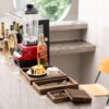 Set of 7 Rustic Wooden Serving Trays with Handles – Rectangular Platters for Entertaining & Home Decor - Image 6