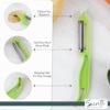 Multi-Purpose Vegetable Peeler & Grater Set – White (Green) - Image 6