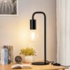 Industrial Table Lamp for Bedroom & Living Room – E26 Base, Wire Switch (Bulb Not Included) - Image 2
