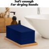 100 PCS Navy Blue Disposable Dinner Napkins – Cloth-Like with Pocket Fold for Weddings, Parties & Bathroom Use (16.5" x 16.5") - Image 4