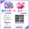 103 PCS DIY Jumbo Friendship Bracelet Banner Kit – Customizable Party Decor for Birthdays, Weddings & Showers (Macaron Colors) - Image 7