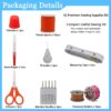 42-Piece Sewing Kit with Thread, Needles, Scissors & Tape Measure for Beginners & Travelers - Image 3