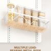 Adjustable 9-Tier Over-the-Door Pantry Organizer, Hanging Spice Rack, 16" White - Image 3