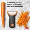 Stainless Steel Good Grips Julienne Y-Peeler – Black, 4.2"W x 8"H - Image 5