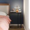 Slim C-Shaped End Table – Grey Snack/Laptop Table for Sofa or Bed - Image 4