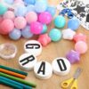 103 PCS DIY Jumbo Friendship Bracelet Banner Kit – Customizable Party Decor for Birthdays, Weddings & Showers (Macaron Colors) - Image 5