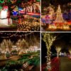 4-Pack Battery-Operated Fairy Lights – 80FT 240LED Silver Wire Waterproof String Lights for Indoor & Outdoor Decor - Image 3