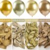 85-Piece Metallic Gold Balloon Set – 18", 12", 10", 5" for Garland & Arch Decorations - Image 3